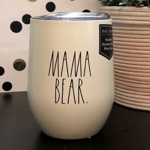 Rae Dunn MAMA BEAR stainless steel wine tumbler